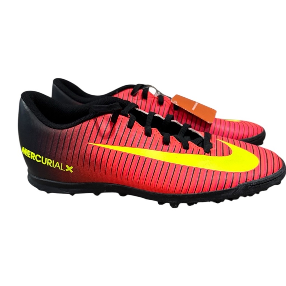 Nike Men’s Mercurial Vortex III Red Black Football Shoes. Brand New with Tags!
